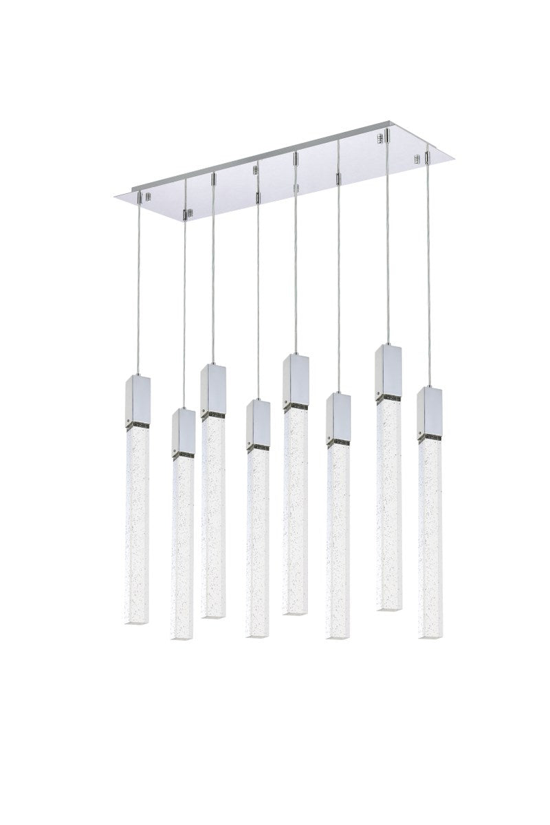 8 Lights Pendant In Chrome
