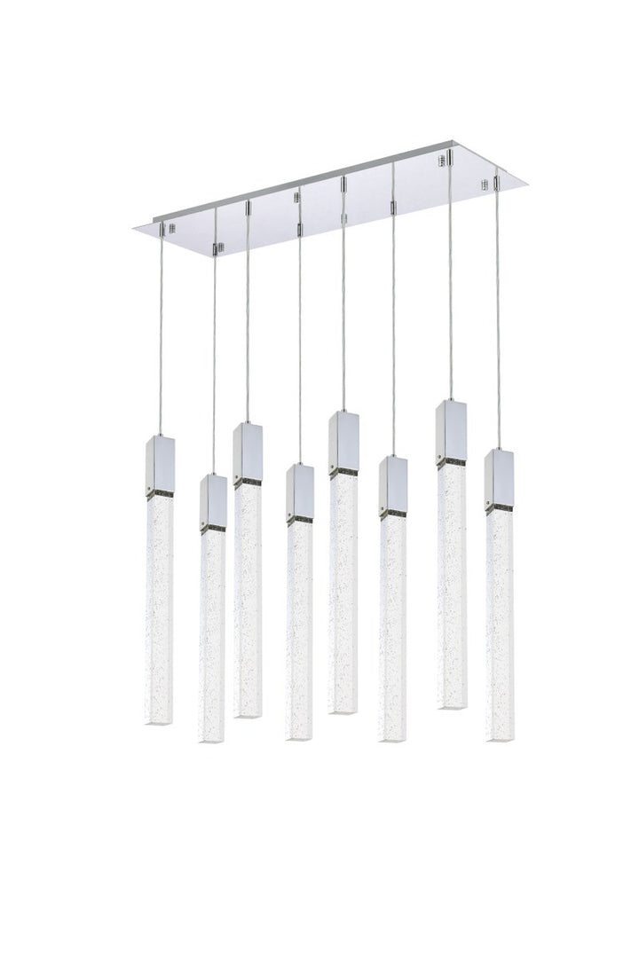 8 Lights Pendant In Chrome