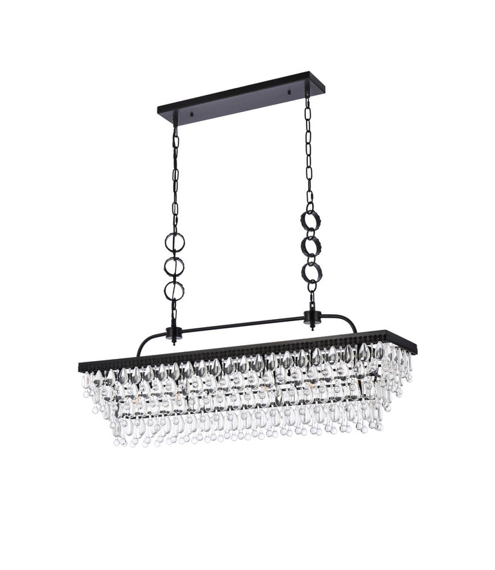 40 Inch Rectangle Pendant In Black