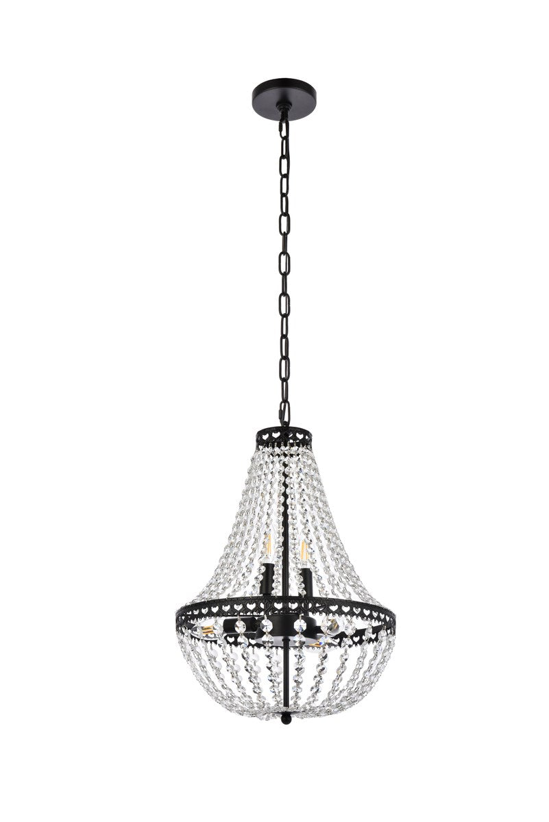 14 Inch Pendant In Black