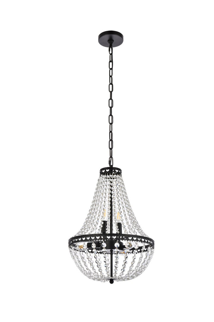 14 Inch Pendant In Black