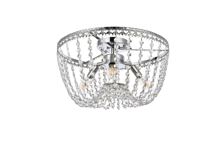 16 Inch Flush Mount In Chrome