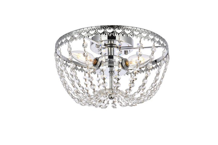 12 Inch Flush Mount In Chrome