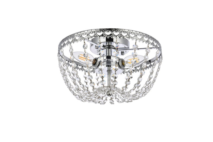 12 Inch Flush Mount In Chrome