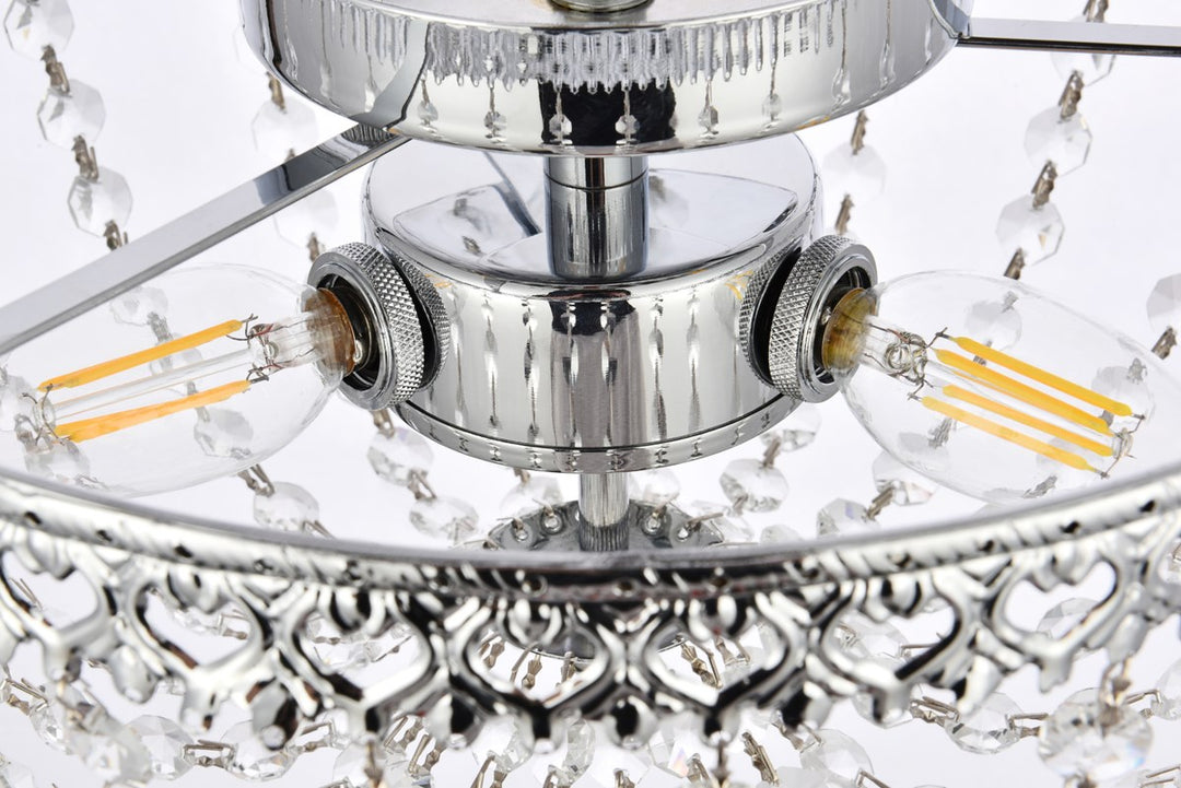 12 Inch Flush Mount In Chrome