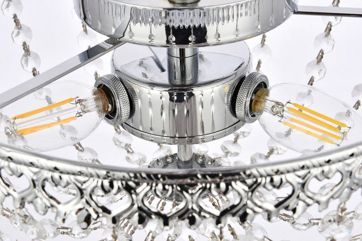 12 Inch Flush Mount In Chrome