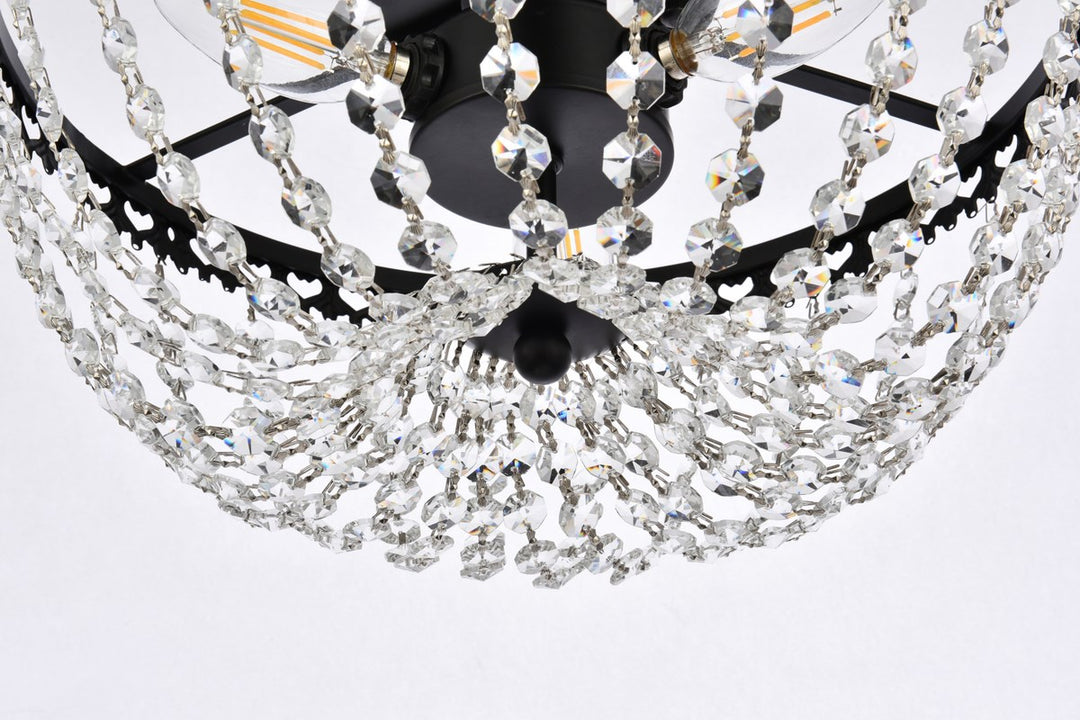 12 Inch Flush Mount In Black