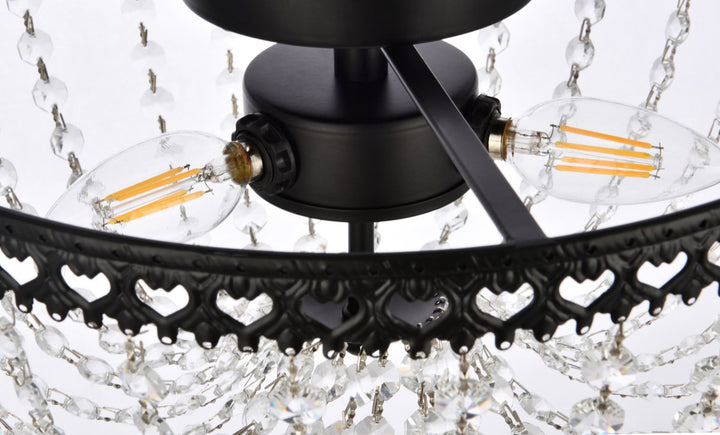 12 Inch Flush Mount In Black