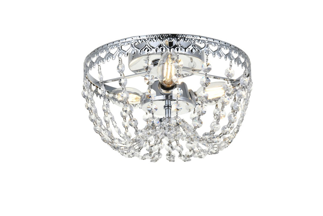 10 Inch Flush Mount In Chrome