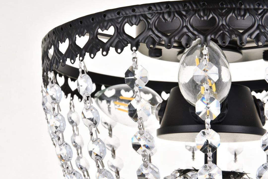 10 Inch Flush Mount In Black
