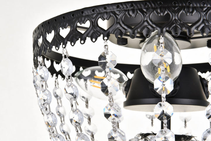 10 Inch Flush Mount In Black