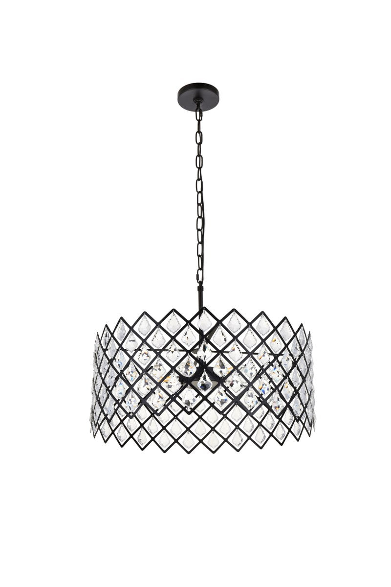21 Inch Pendant In Black