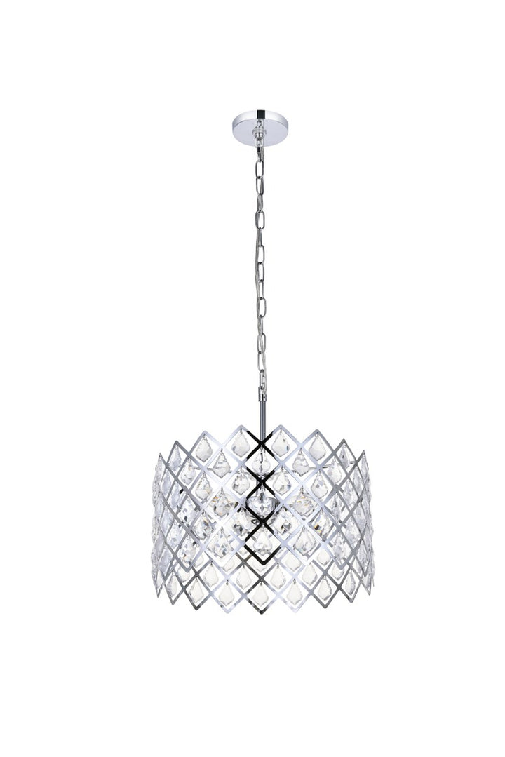 16 Inch Pendant In Chrome