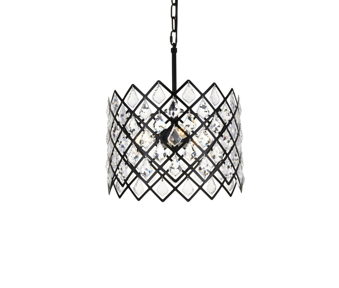 13 Inch Pendant In Black