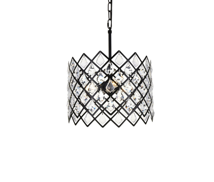 13 Inch Pendant In Black
