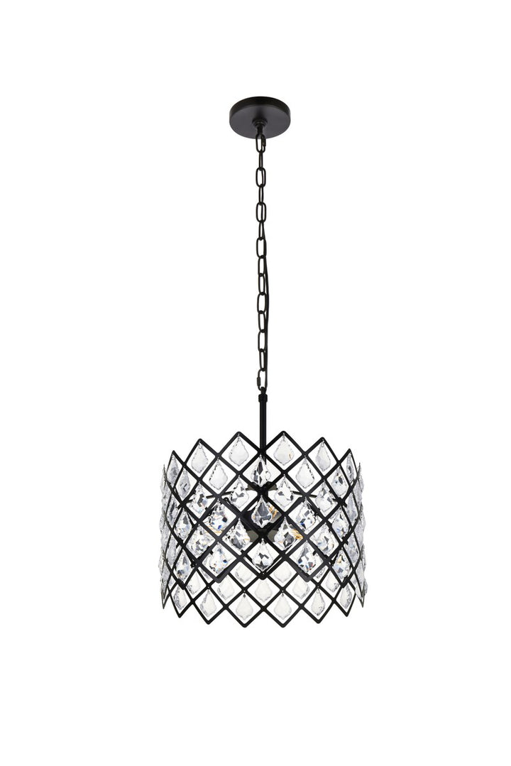 13 Inch Pendant In Black