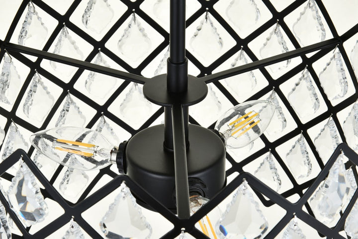 13 Inch Pendant In Black