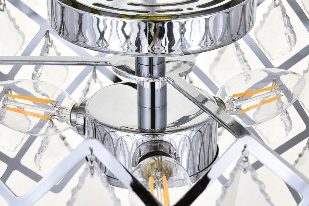 13 Inch Flush Mount In Chrome