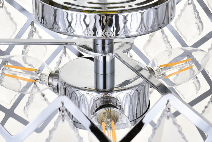 13 Inch Flush Mount In Chrome