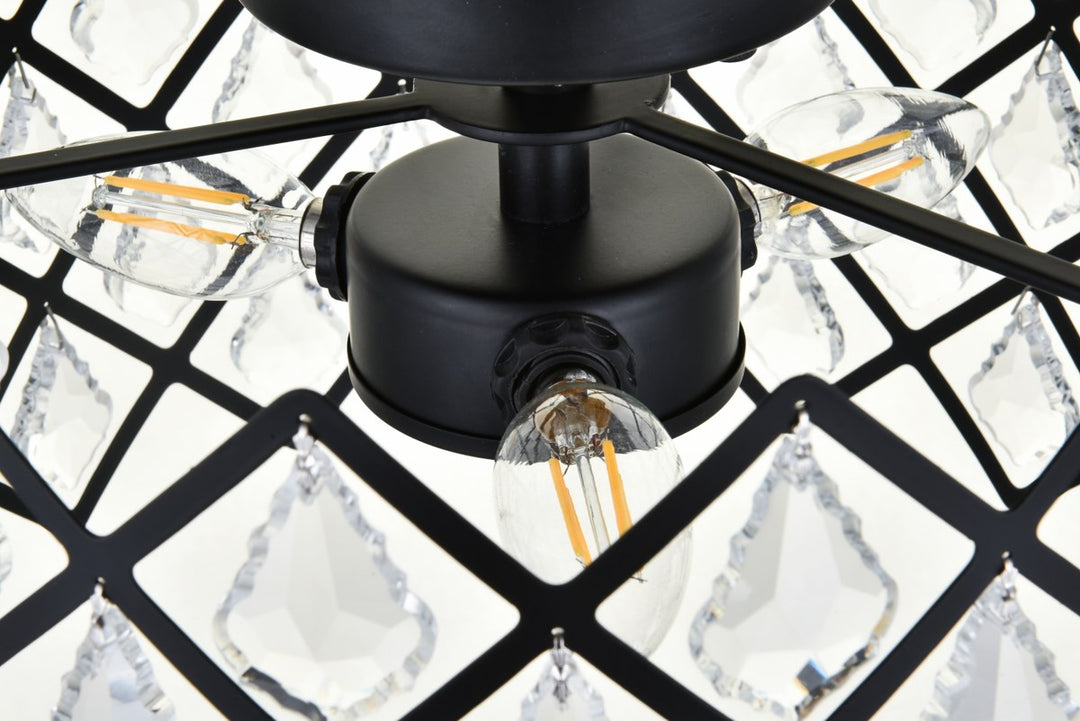 13 Inch Flush Mount In Black