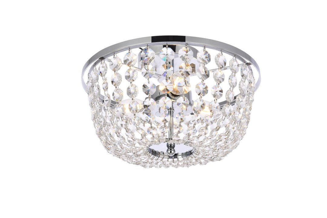 13 Inch Flush Mount In Chrome