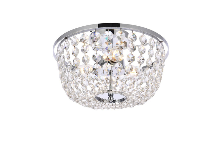 13 Inch Flush Mount In Chrome