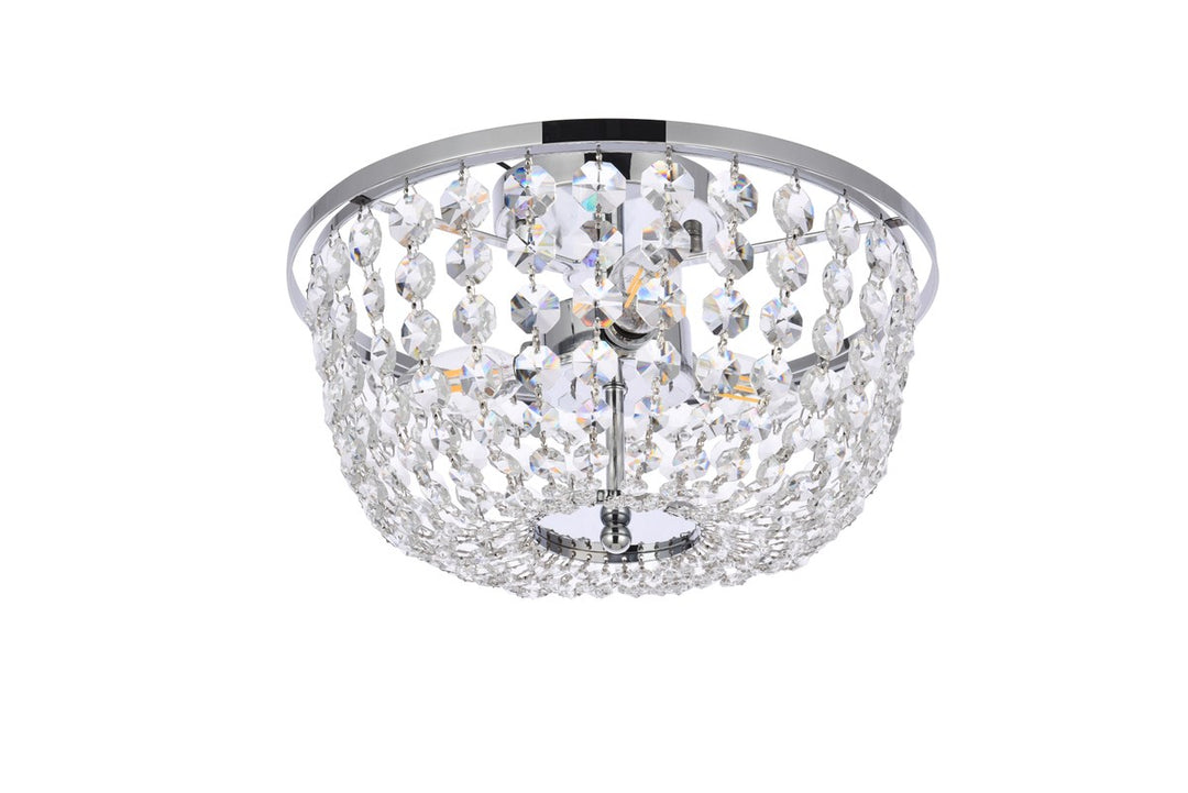 13 Inch Flush Mount In Chrome