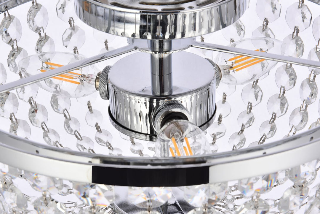 13 Inch Flush Mount In Chrome