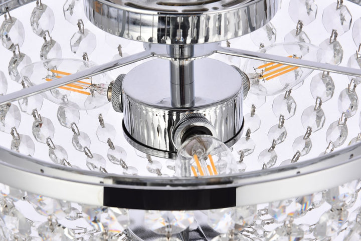 13 Inch Flush Mount In Chrome
