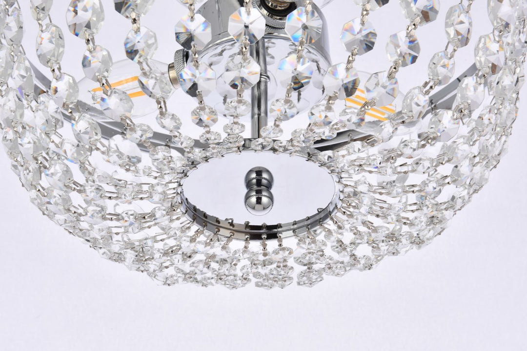 13 Inch Flush Mount In Chrome