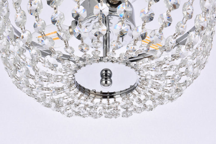 13 Inch Flush Mount In Chrome
