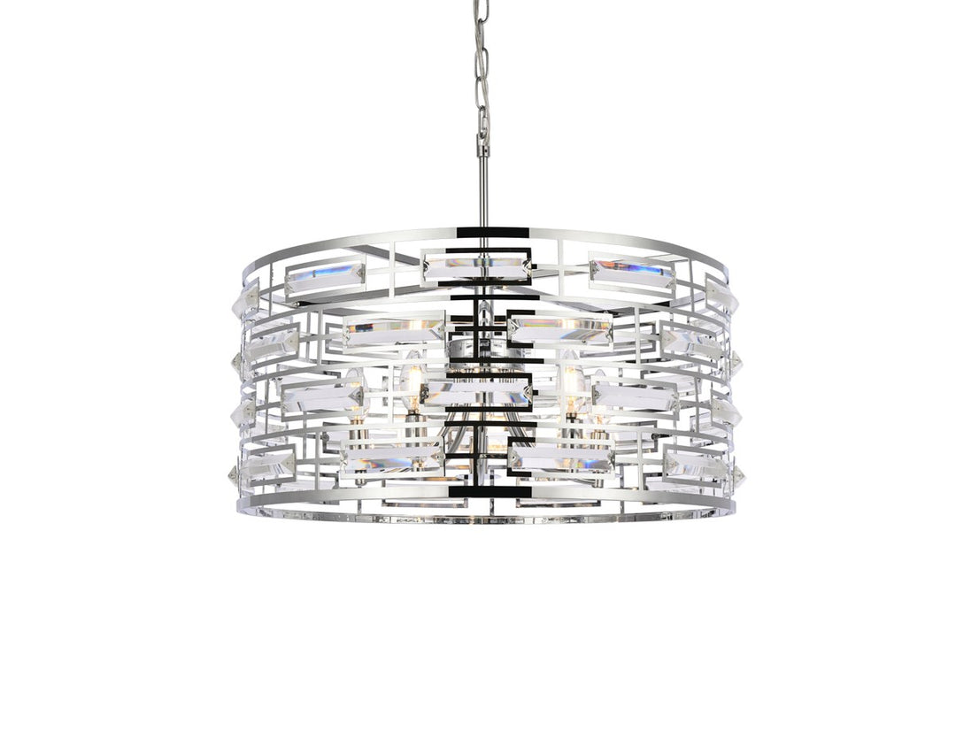 24 Inch Pendant In Chrome