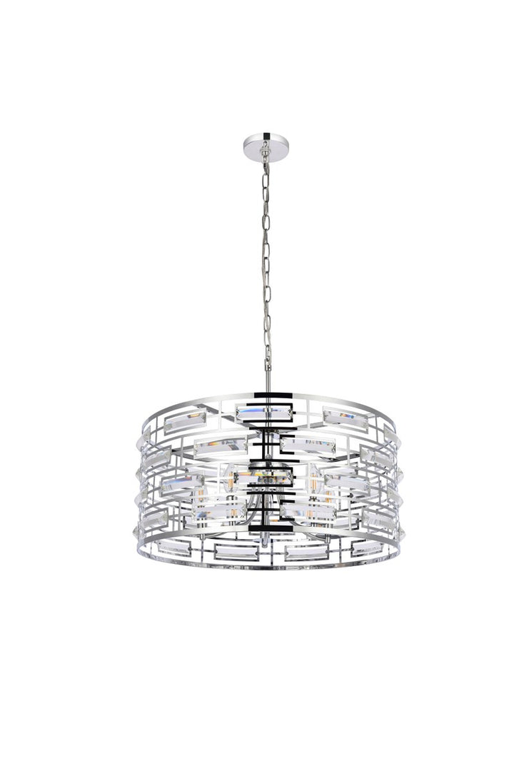 24 Inch Pendant In Chrome