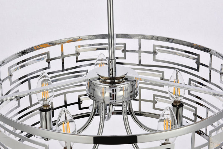 18.5 Inch Pendant In Chrome