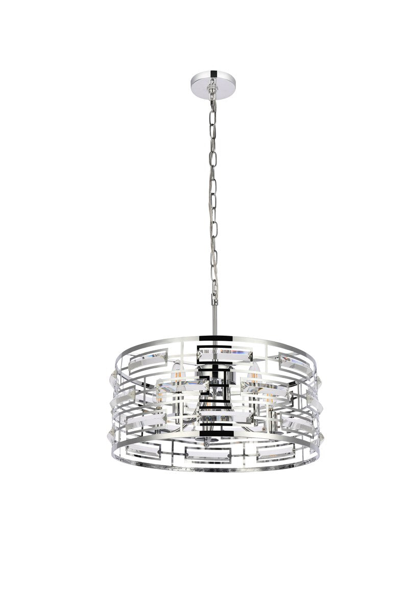 18.5 Inch Pendant In Chrome
