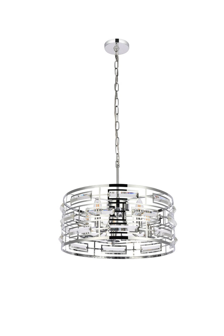 18.5 Inch Pendant In Chrome