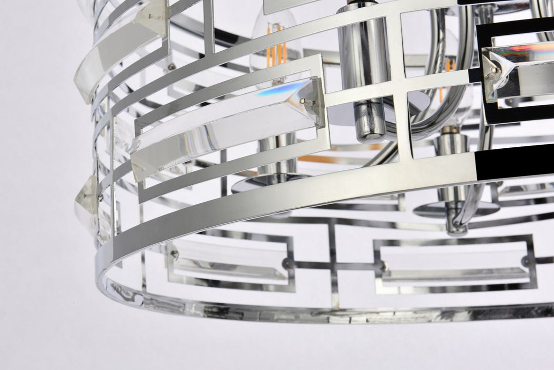 18.5 Inch Pendant In Chrome