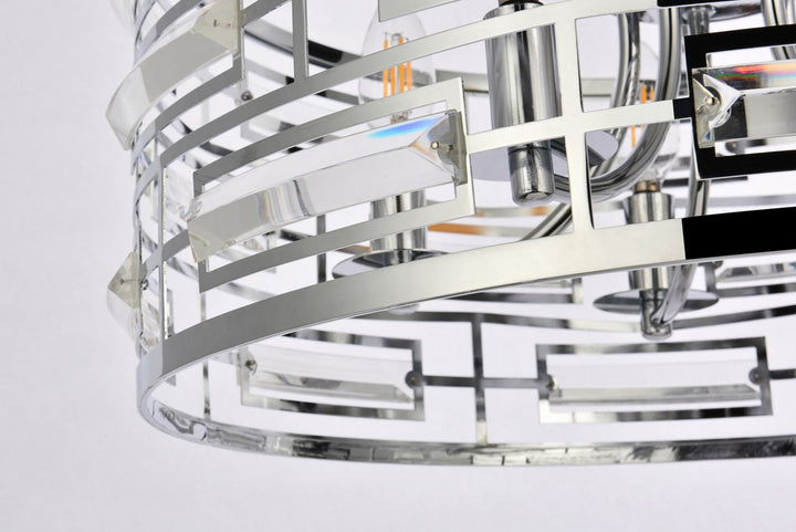 18.5 Inch Pendant In Chrome