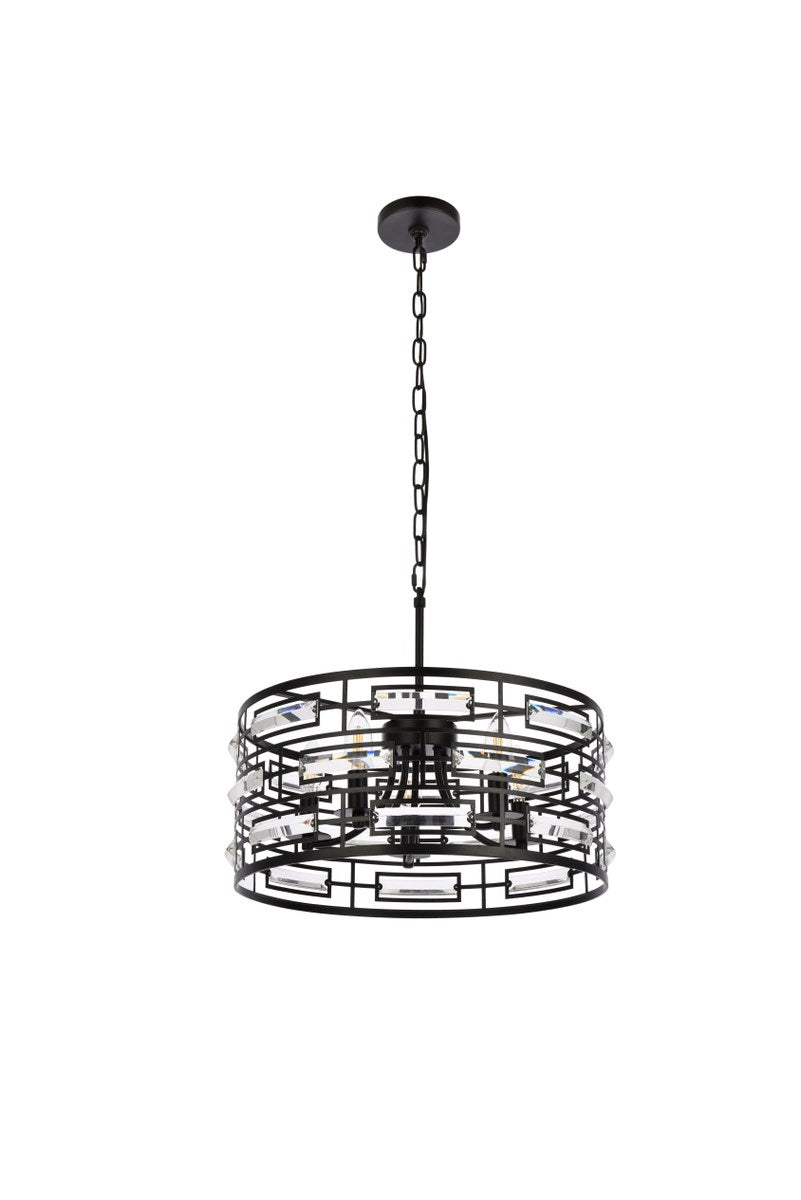 18.5 Inch Pendant In Black