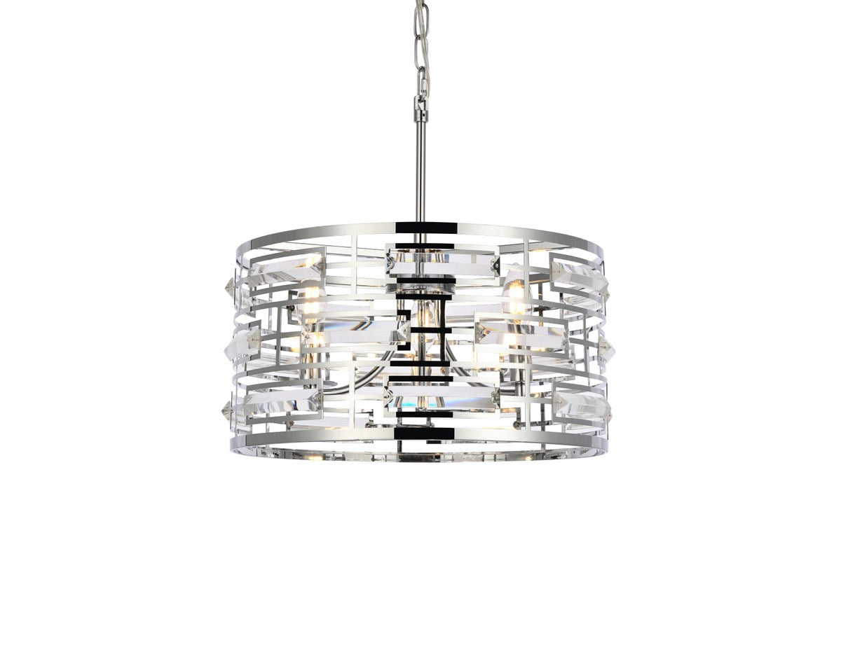 16.5 Inch Pendant In Chrome