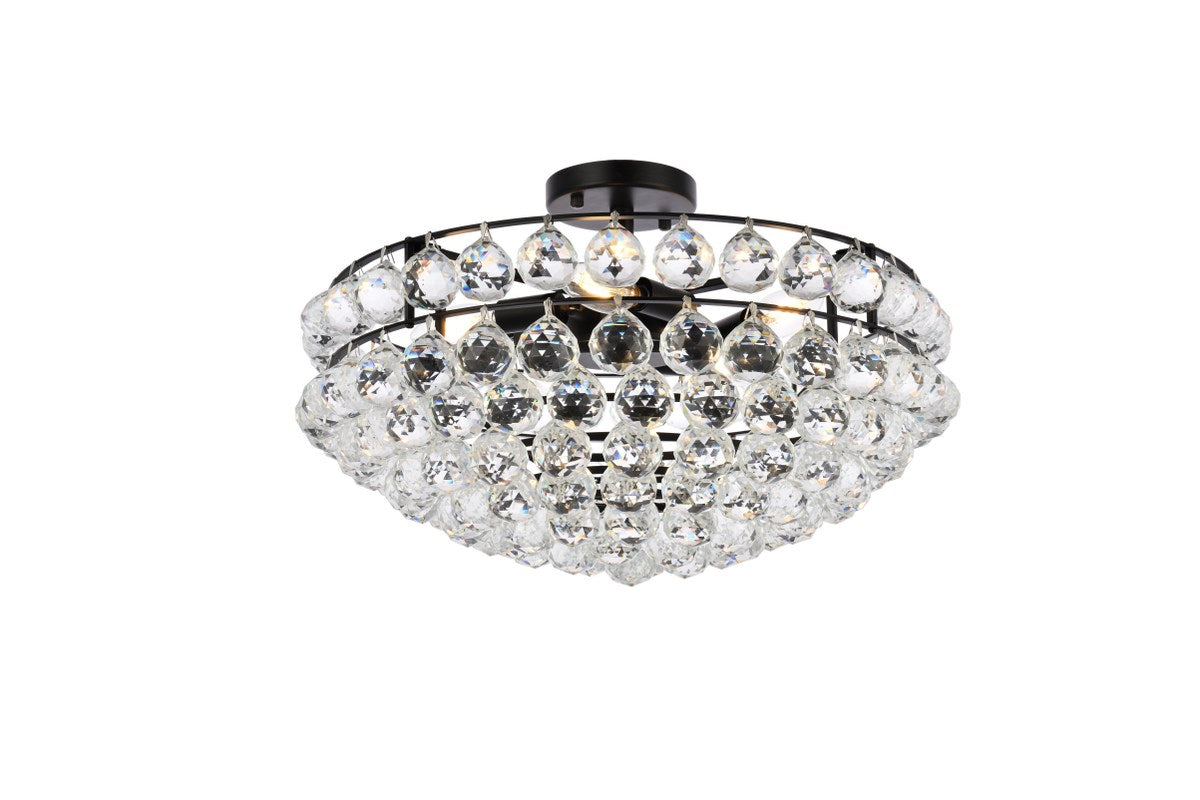 20 Inch Flush Mount In Black