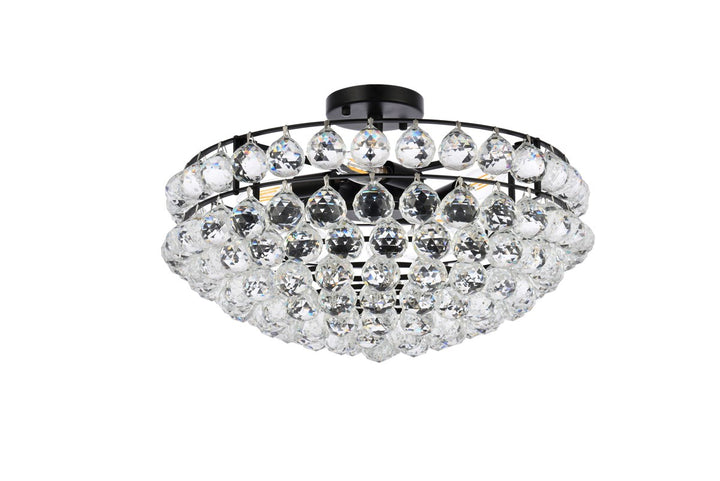 20 Inch Flush Mount In Black