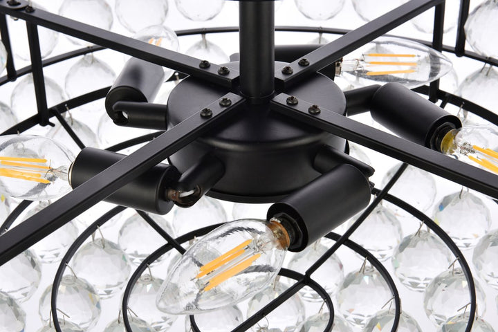 20 Inch Flush Mount In Black