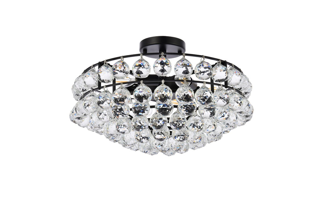 18 Inch Flush Mount In Black