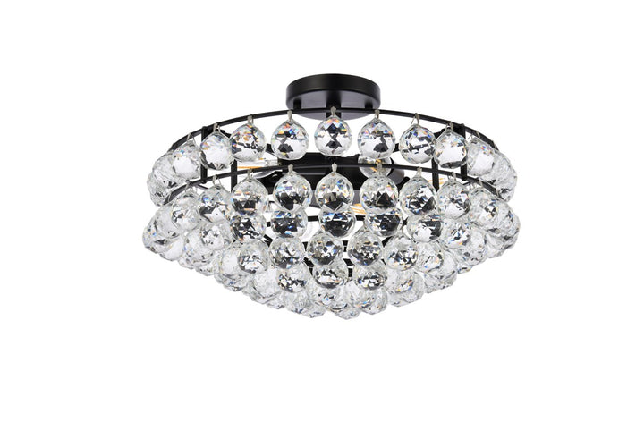 18 Inch Flush Mount In Black