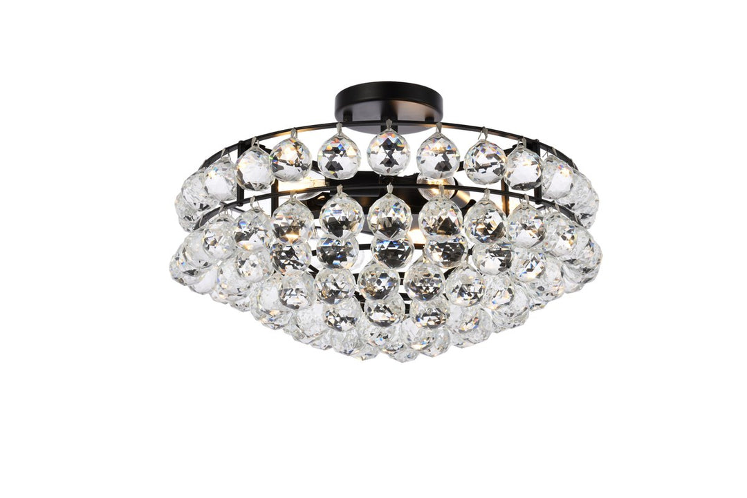 18 Inch Flush Mount In Black