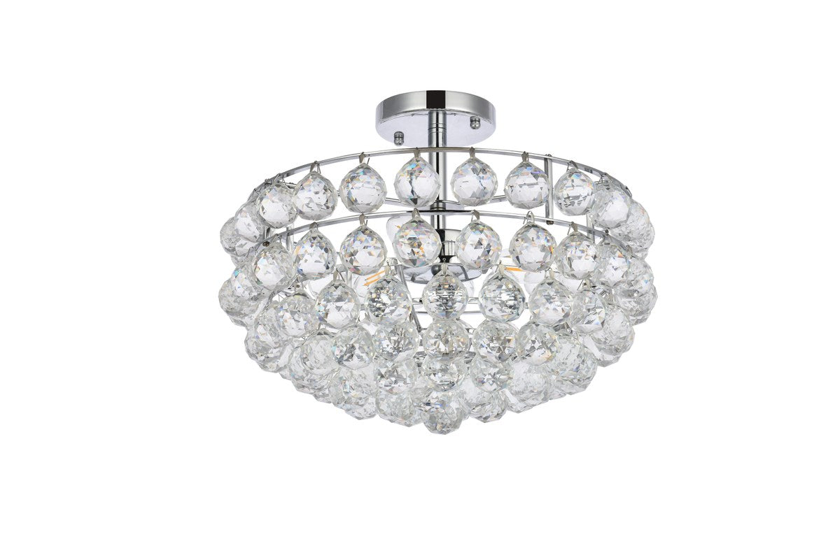 16 Inch Flush Mount In Chrome
