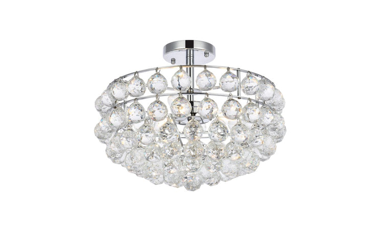 16 Inch Flush Mount In Chrome