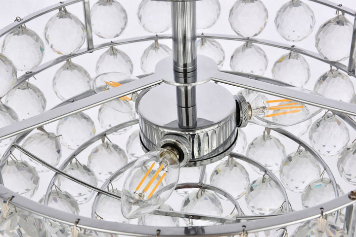 16 Inch Flush Mount In Chrome