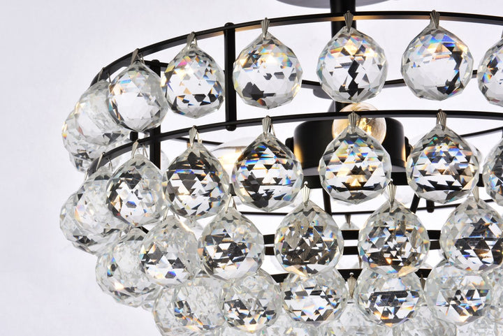 16 Inch Flush Mount In Black